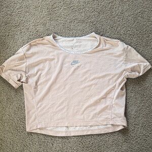 Nike Women's Light Pink Short Sleeve Tee